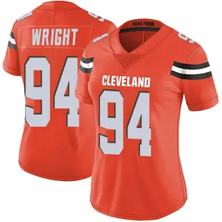 Cleveland Browns Women's Alex Wright Limited Alternate Vapor Untouchable Jersey - Orange