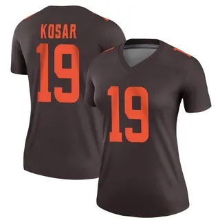 Cleveland Browns Women's Bernie Kosar Legend Alternate Jersey - Brown