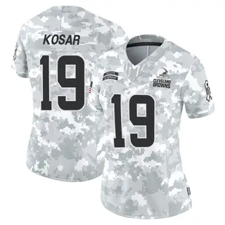 Cleveland Browns Women's Bernie Kosar Limited 2024 Salute to Service Jersey - Arctic Camo