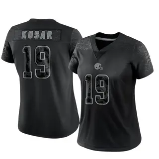 Cleveland Browns Women's Bernie Kosar Limited Reflective Jersey - Black