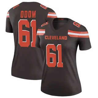 Cleveland Browns Women's Chris Odom Legend Jersey - Brown