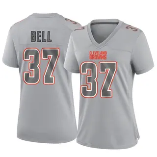 Cleveland Browns Women's D'Anthony Bell Game Atmosphere Fashion Jersey - Gray