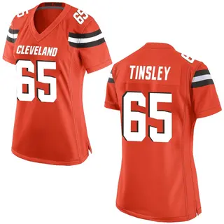 Cleveland Browns Women's Dartanyan Tinsley Game Alternate Jersey - Orange
