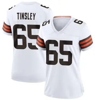 Cleveland Browns Women's Dartanyan Tinsley Game Jersey - White