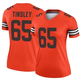 Cleveland Browns Women's Dartanyan Tinsley Legend Inverted Jersey - Orange