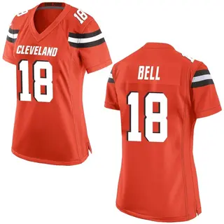 Cleveland Browns Women's David Bell Game Alternate Jersey - Orange