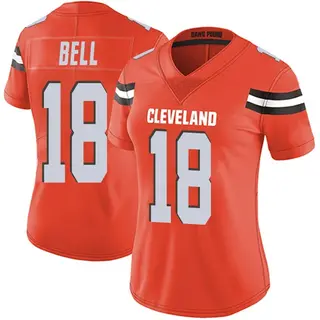 Cleveland Browns Women's David Bell Limited Alternate Vapor Untouchable Jersey - Orange