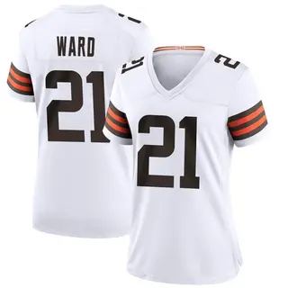 Cleveland Browns Women's Denzel Ward Game Jersey - White