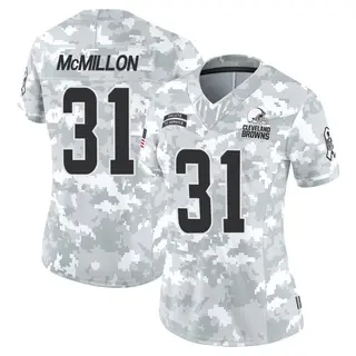 Cleveland Browns Women's Donovan McMillon Limited 2024 Salute to Service Jersey - Arctic Camo