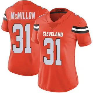 Cleveland Browns Women's Donovan McMillon Limited Alternate Vapor Untouchable Jersey - Orange