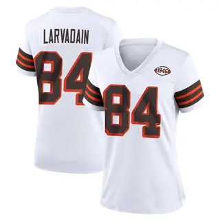 Cleveland Browns Women's Gage Larvadain Game 1946 Collection Alternate Jersey - White