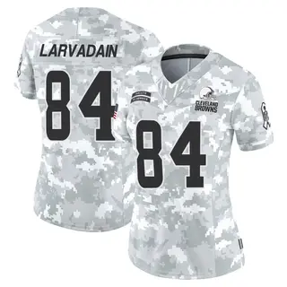 Cleveland Browns Women's Gage Larvadain Limited 2024 Salute to Service Jersey - Arctic Camo