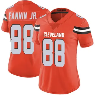 Cleveland Browns Women's Harold Fannin Jr. Limited Alternate Vapor Untouchable Jersey - Orange