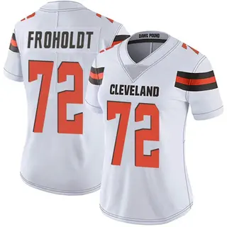 Cleveland Browns Women's Hjalte Froholdt Limited Vapor Untouchable Jersey - White