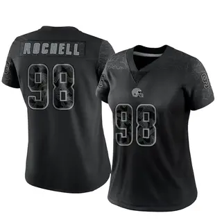 Cleveland Browns Women's Isaac Rochell Limited Reflective Jersey - Black