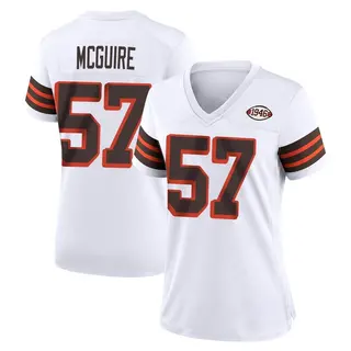 Cleveland Browns Women's Isaiah McGuire Game 1946 Collection Alternate Jersey - White