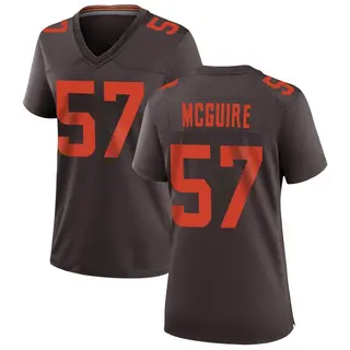 Cleveland Browns Women's Isaiah McGuire Game Alternate Jersey - Brown