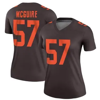 Cleveland Browns Women's Isaiah McGuire Legend Alternate Jersey - Brown