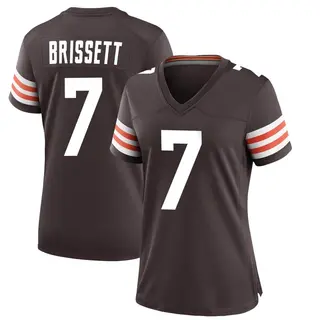 Cleveland Browns Women's Jacoby Brissett Game Team Color Jersey - Brown