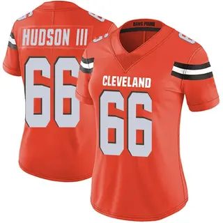 Cleveland Browns Women's James Hudson III Limited Alternate Vapor Untouchable Jersey - Orange