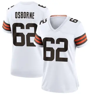 Cleveland Browns Women's Justin Osborne Game Jersey - White