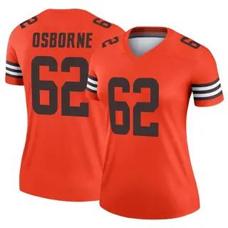 Cleveland Browns Women's Justin Osborne Legend Inverted Jersey - Orange