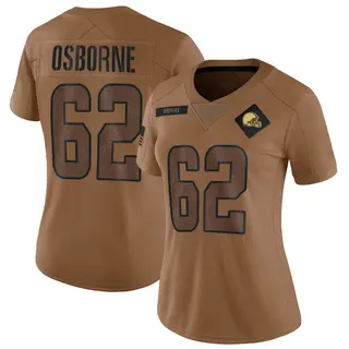 Cleveland Browns Women's Justin Osborne Limited 2023 Salute To Service Jersey - Brown