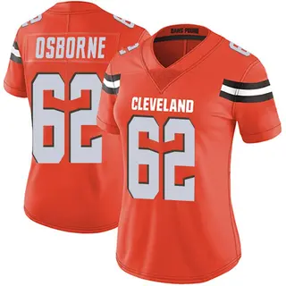 Cleveland Browns Women's Justin Osborne Limited Alternate Vapor Untouchable Jersey - Orange