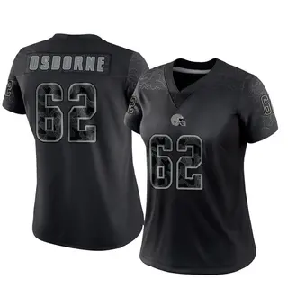Cleveland Browns Women's Justin Osborne Limited Reflective Jersey - Black