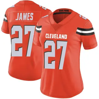 Cleveland Browns Women's LaMareon James Limited Alternate Vapor Untouchable Jersey - Orange