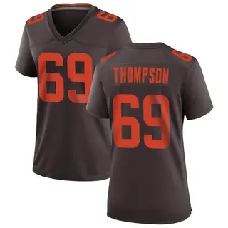 Cleveland Browns Women's Lorenzo Thompson Game Alternate Jersey - Brown