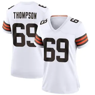 Cleveland Browns Women's Lorenzo Thompson Game Jersey - White
