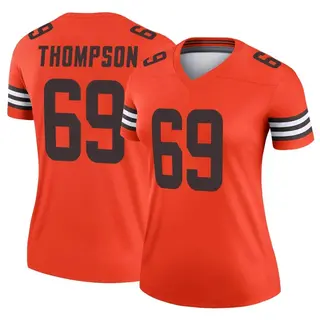 Cleveland Browns Women's Lorenzo Thompson Legend Inverted Jersey - Orange