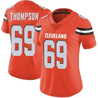 Cleveland Browns Women's Lorenzo Thompson Limited Alternate Vapor Untouchable Jersey - Orange