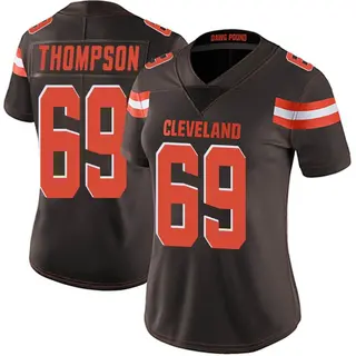 Cleveland Browns Women's Lorenzo Thompson Limited Team Color Vapor Untouchable Jersey - Brown