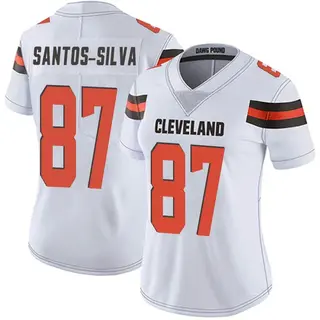 Cleveland Browns Women's Marcus Santos-Silva Limited Vapor Untouchable Jersey - White