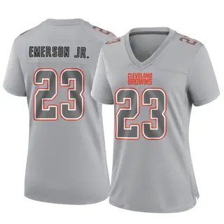Cleveland Browns Women's Martin Emerson Jr. Game Atmosphere Fashion Jersey - Gray