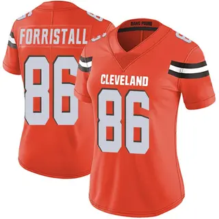 Cleveland Browns Women's Miller Forristall Limited Alternate Vapor Untouchable Jersey - Orange