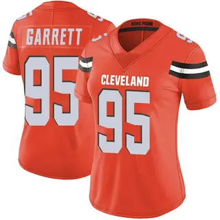 Cleveland Browns Women's Myles Garrett Limited Alternate Vapor Untouchable Jersey - Orange