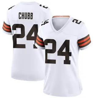Cleveland Browns Women's Nick Chubb Game Jersey - White