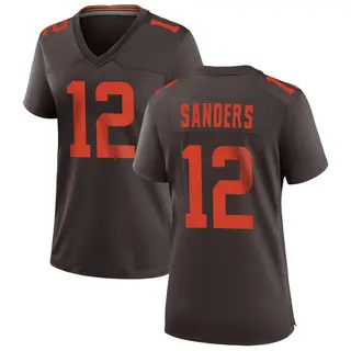 Cleveland Browns Women's Shedeur Sanders Game Alternate Jersey - Brown