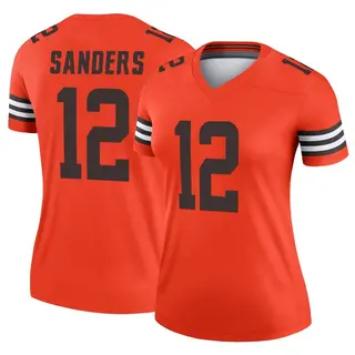 Cleveland Browns Women's Shedeur Sanders Legend Inverted Jersey - Orange