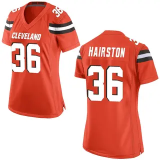 Cleveland Browns Women's Troy Hairston Game Alternate Jersey - Orange