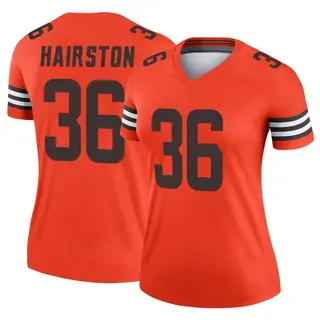 Cleveland Browns Women's Troy Hairston Legend Inverted Jersey - Orange