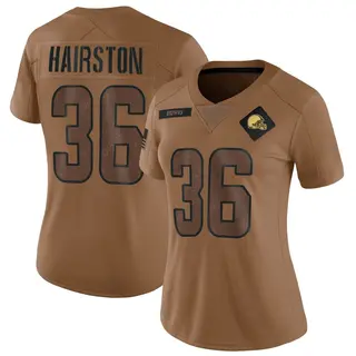 Cleveland Browns Women's Troy Hairston Limited 2023 Salute To Service Jersey - Brown