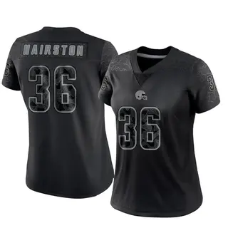 Cleveland Browns Women's Troy Hairston Limited Reflective Jersey - Black