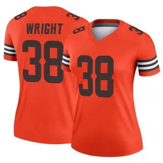 Cleveland Browns Women's Winston Wright Legend Inverted Jersey - Orange