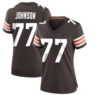 Cleveland Browns Women's Zion Johnson Game Team Color Jersey - Brown