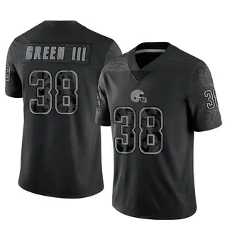 Cleveland Browns Youth A.J. Green Limited Reflective Jersey - Black