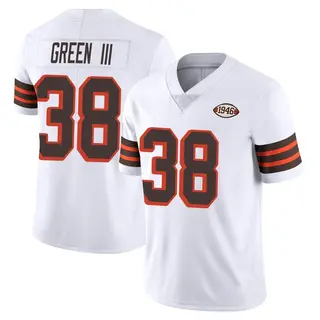 Cleveland Browns Youth A.J. Green Limited Vapor 1946 Collection Alternate Jersey - White